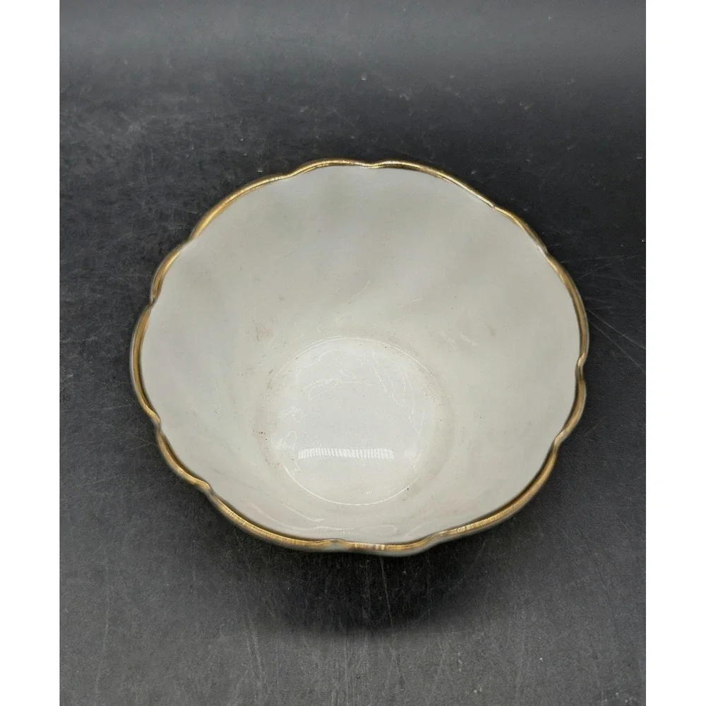 Paragon England Fine Bone China Floral Scalloped Open Sugar Bowl  2